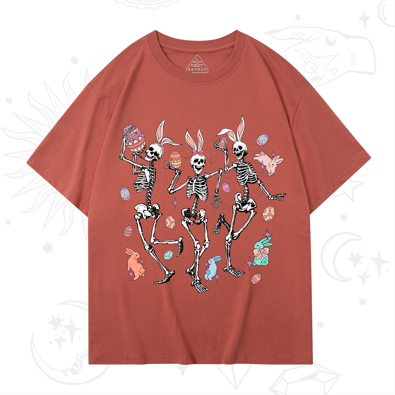 Purplehecate Easter Bunny Skeleton T-Shirt