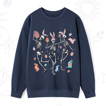 Purplehecate Easter Bunny Skeleton Sweatshirt