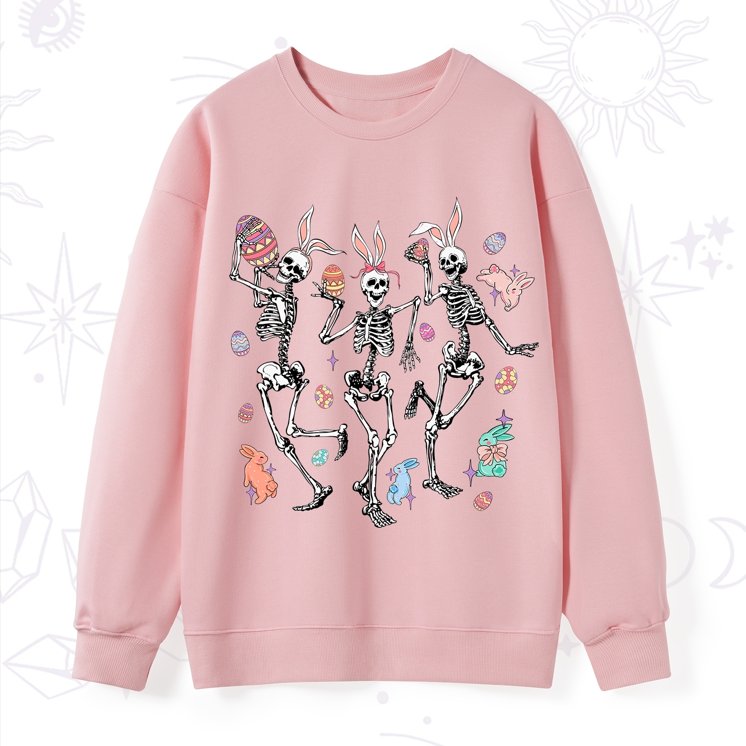 Purplehecate Easter Bunny Skeleton Sweatshirt