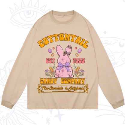 Purplehecate Cottontail Candy Company Easter Long Sleeve T-Shirt