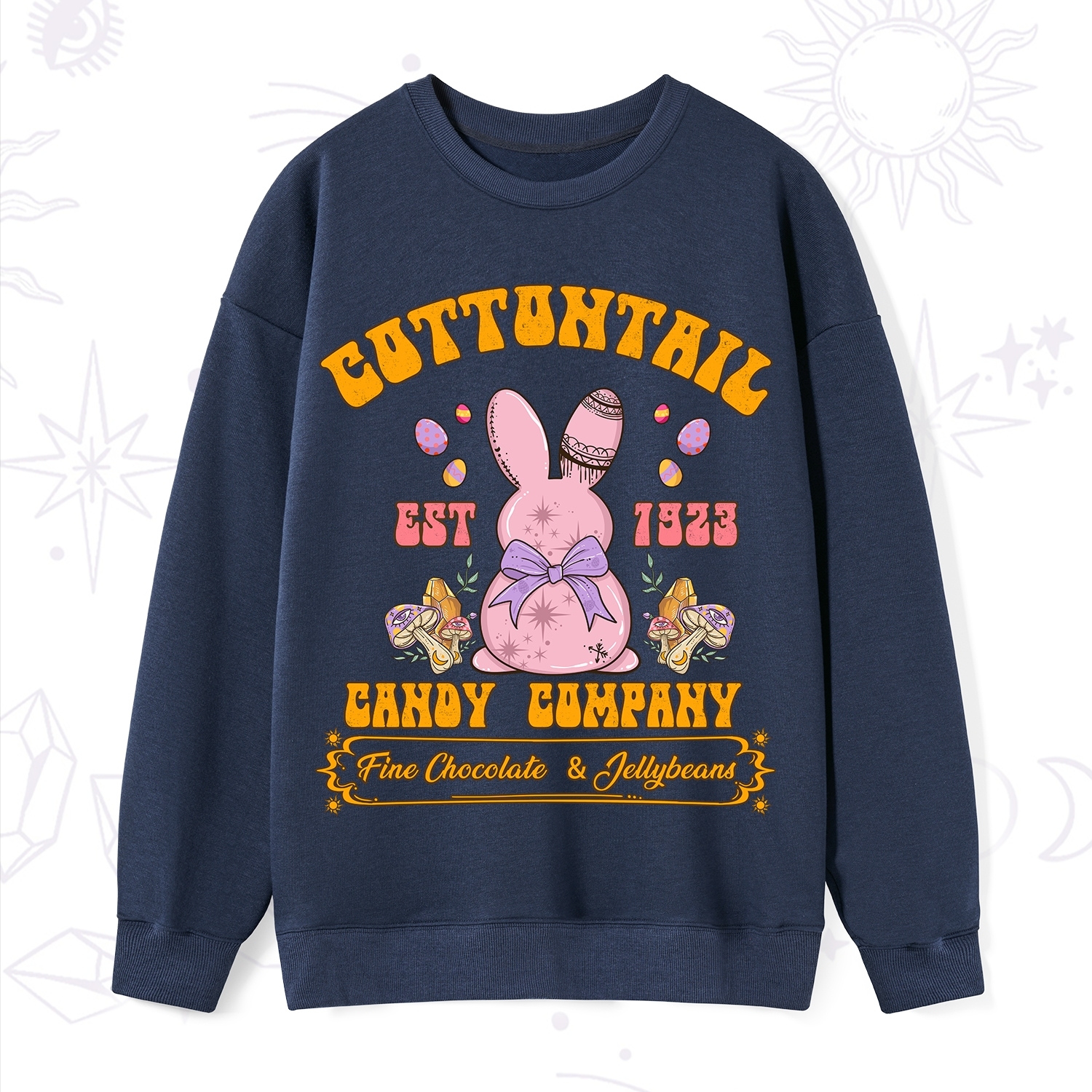Purplehecate Cottontail Candy Company Easter Sweatshirt