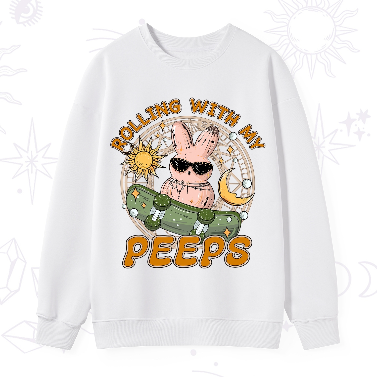 Purplehecate Rolling With My Peeps Sweatshirt