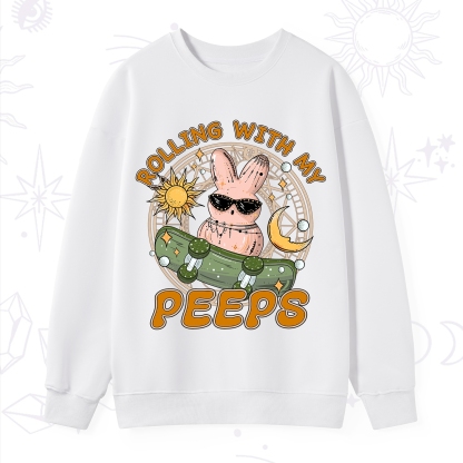 Purplehecate Rolling With My Peeps Sweatshirt