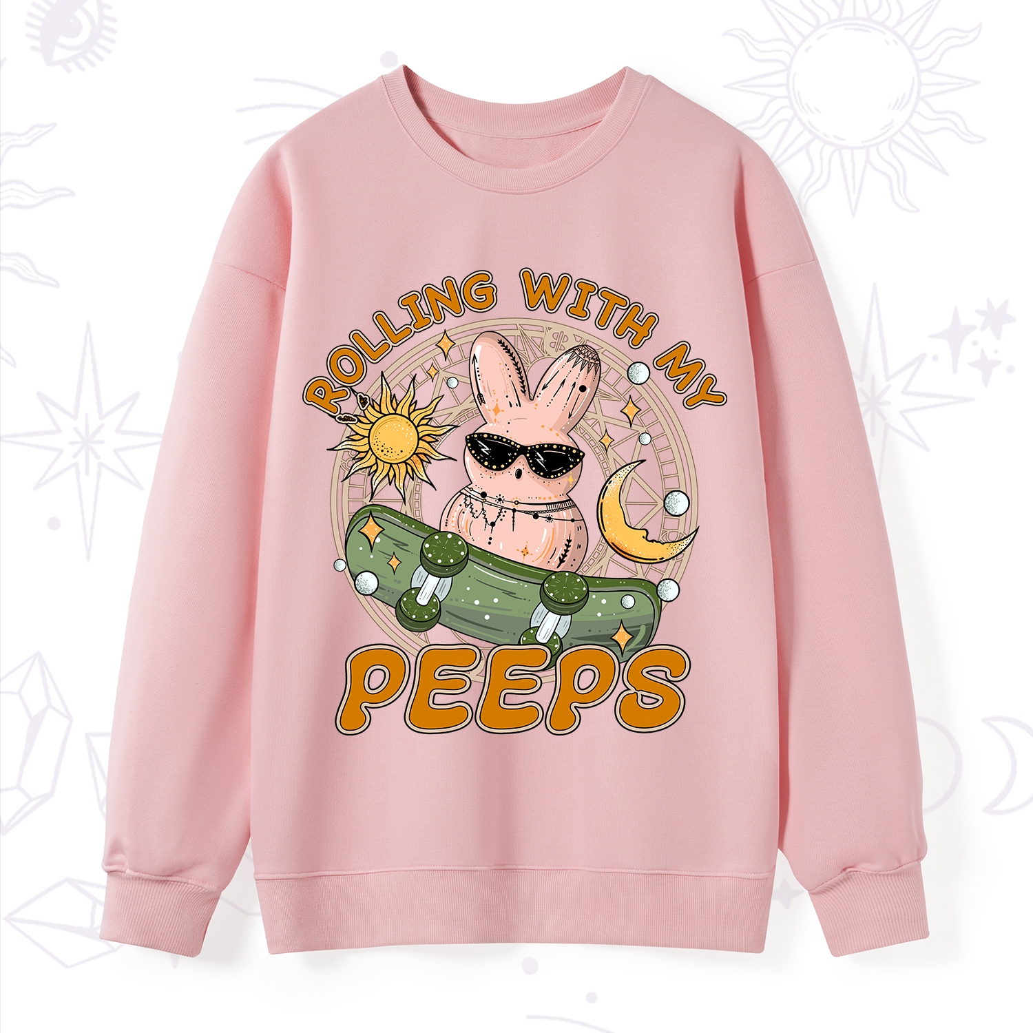 Purplehecate Rolling With My Peeps Sweatshirt