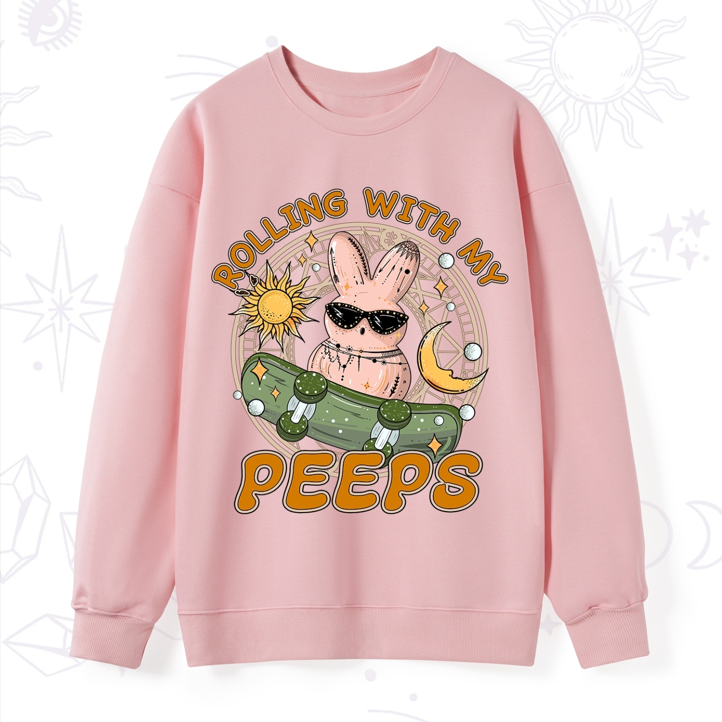 Purplehecate Rolling With My Peeps Sweatshirt