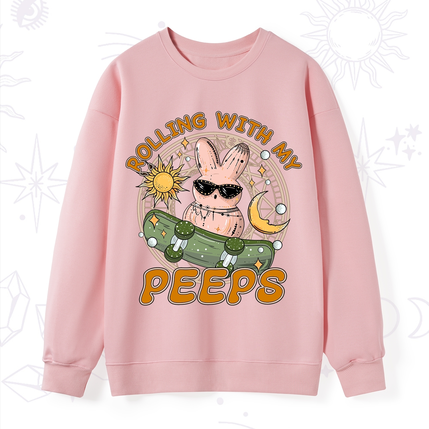 Purplehecate Rolling With My Peeps Sweatshirt