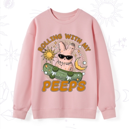 Purplehecate Rolling With My Peeps Sweatshirt