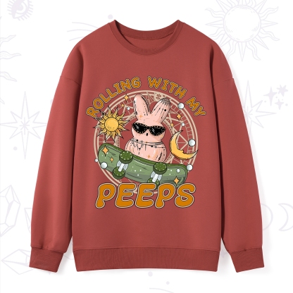 Purplehecate Rolling With My Peeps Sweatshirt