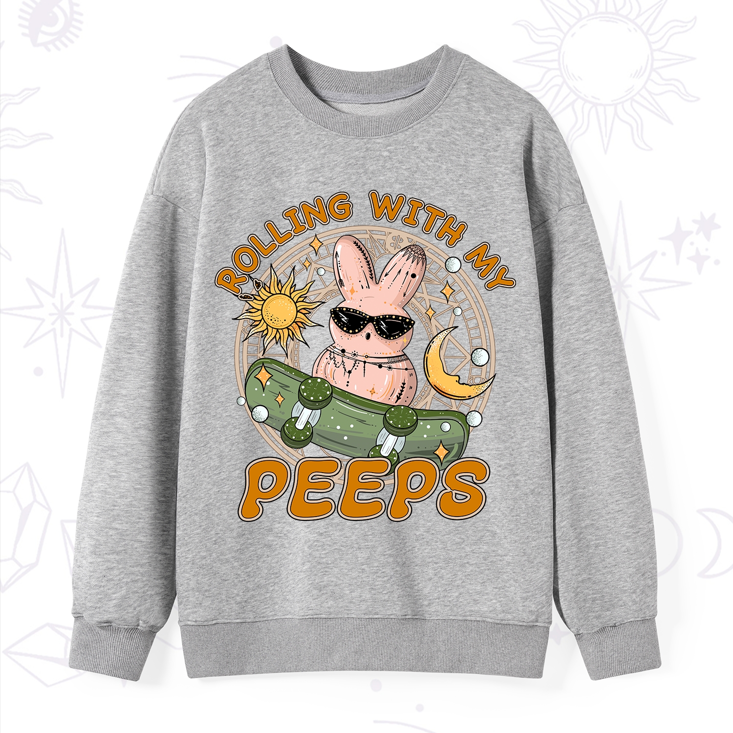 Purplehecate Rolling With My Peeps Sweatshirt