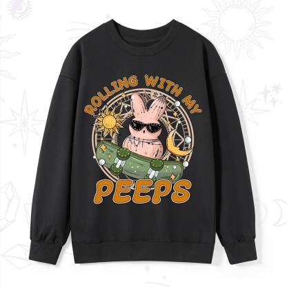Purplehecate Rolling With My Peeps Sweatshirt
