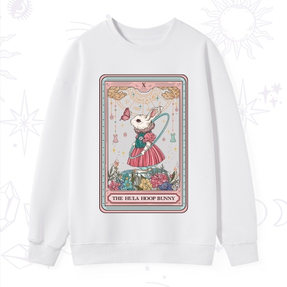 Purplehecate The Hula Hoop Bunny Tarot Sweatshirt