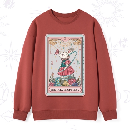Purplehecate The Hula Hoop Bunny Tarot Sweatshirt