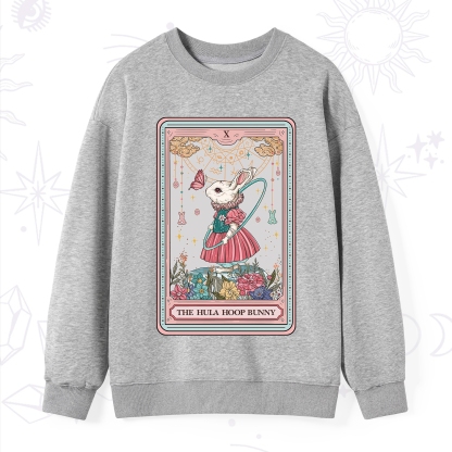 Purplehecate The Hula Hoop Bunny Tarot Sweatshirt