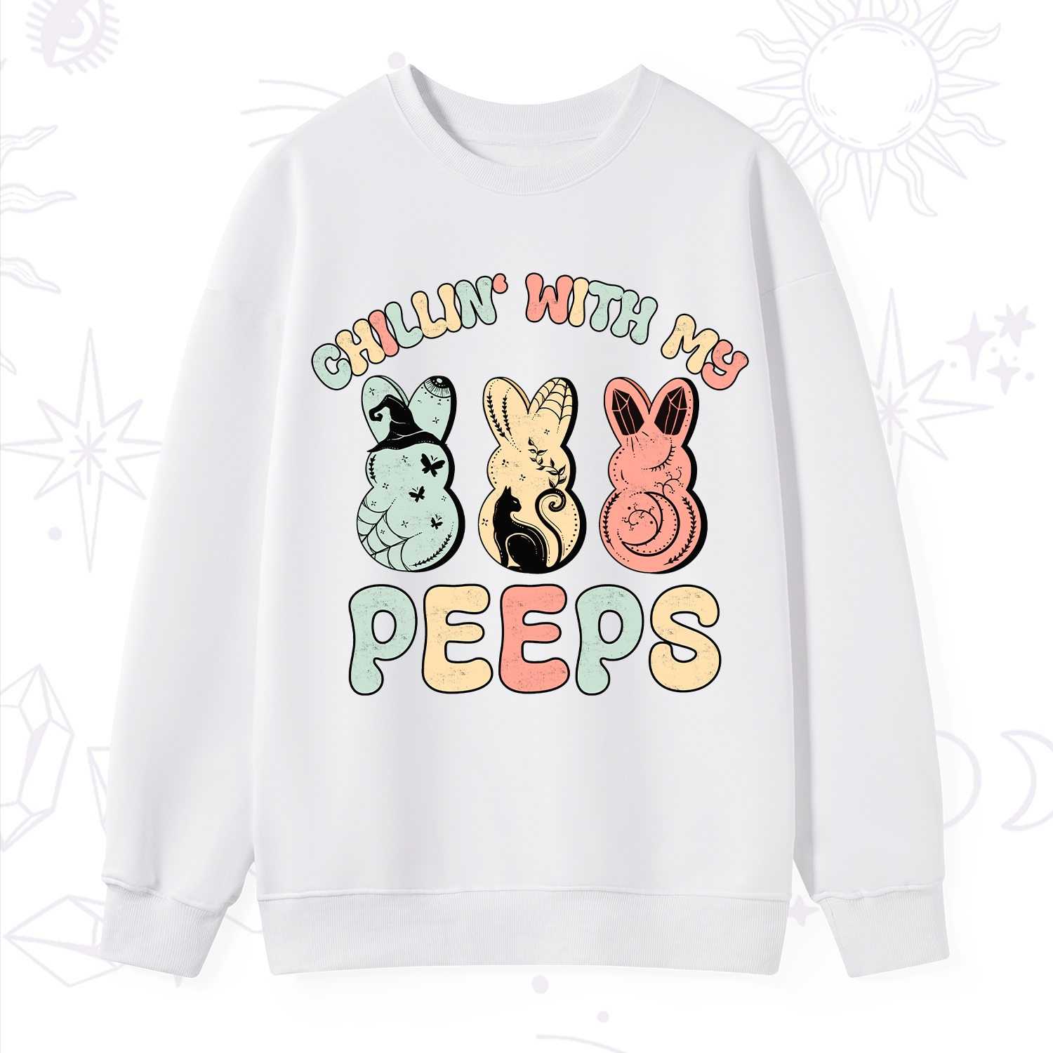 Purplehecate Chillin With My Peeps Sweatshirt