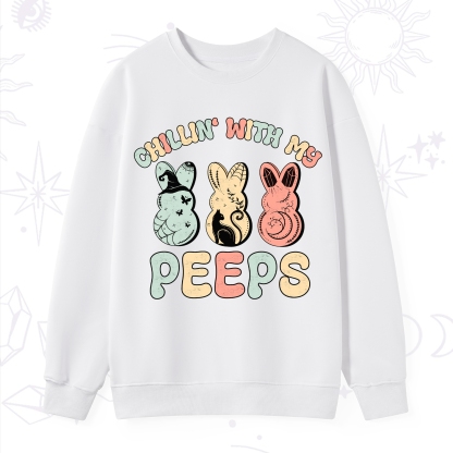 Purplehecate Chillin With My Peeps Sweatshirt