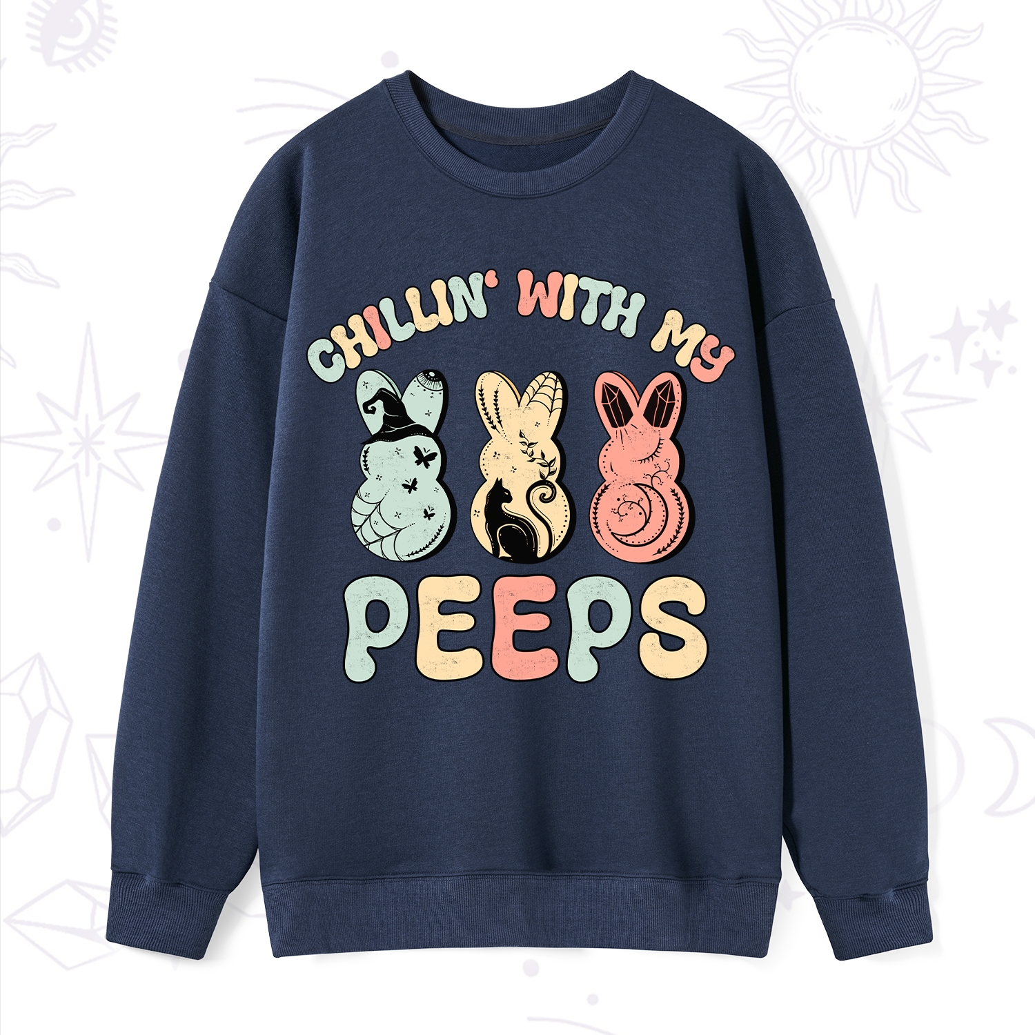 Purplehecate Chillin With My Peeps Sweatshirt