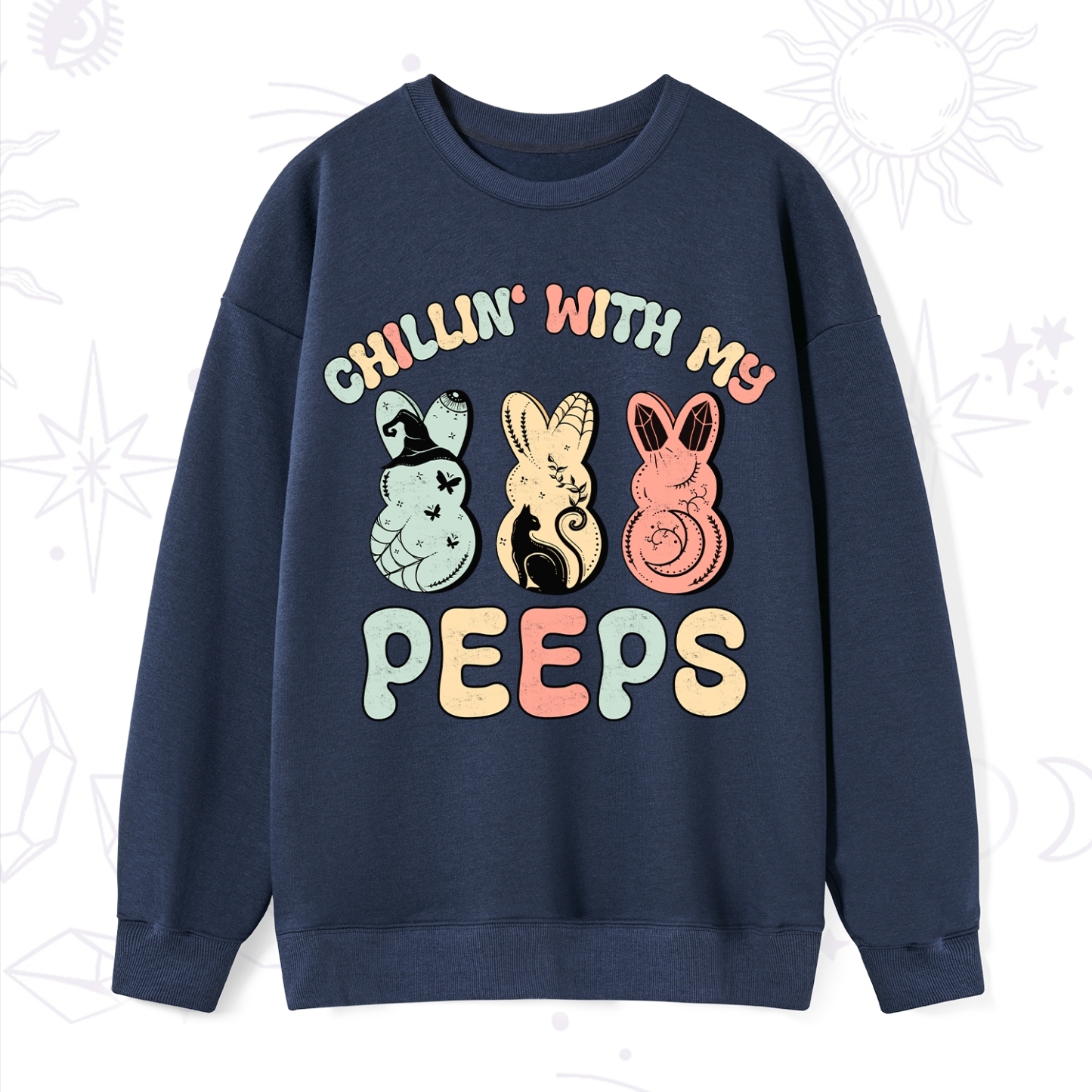 Purplehecate Chillin With My Peeps Sweatshirt