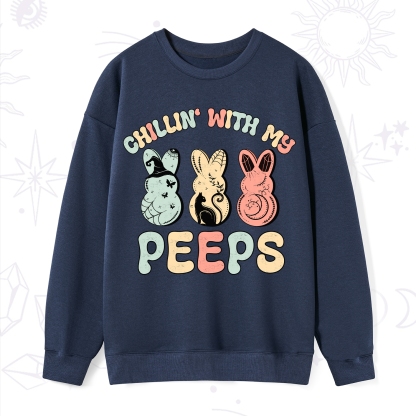 Purplehecate Chillin With My Peeps Sweatshirt