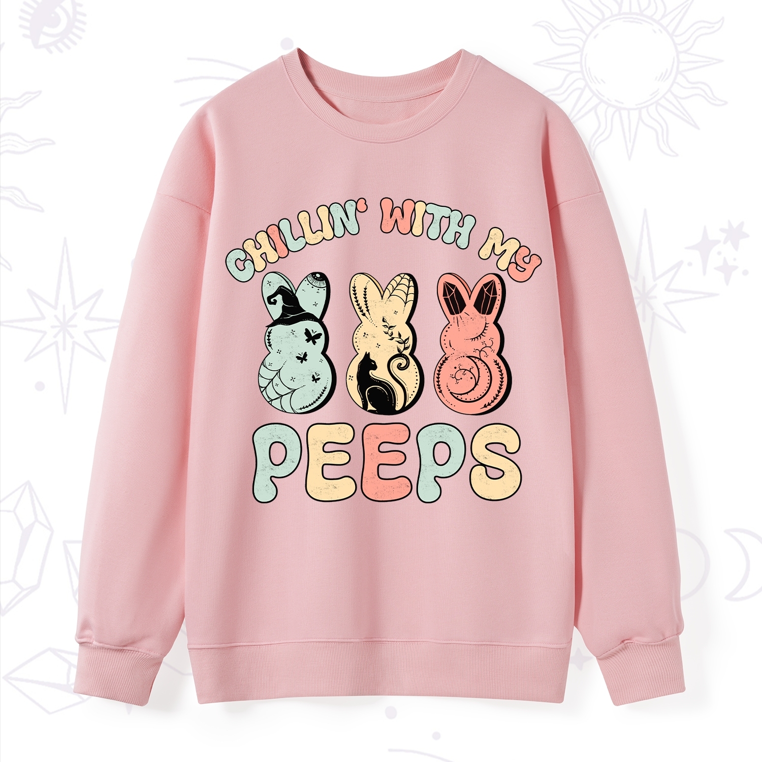 Purplehecate Chillin With My Peeps Sweatshirt