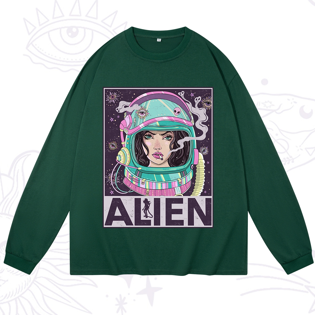 Purplehecate Galactic Encounter Long Sleeve T-Shirt