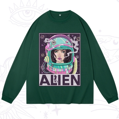 Purplehecate Galactic Encounter Long Sleeve T-Shirt