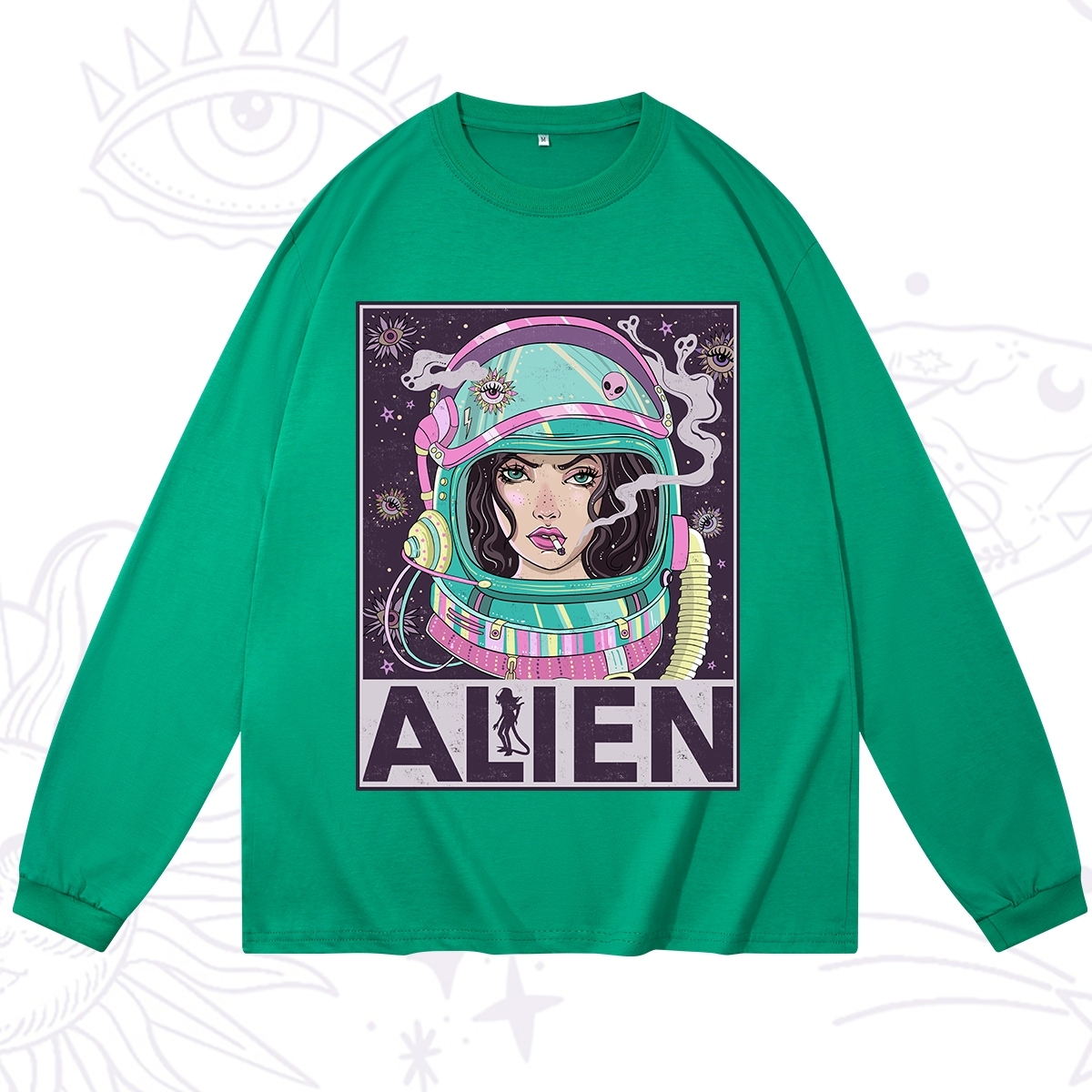 Purplehecate Galactic Encounter Long Sleeve T-Shirt