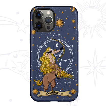 Purplehecate Sagittarius Zodiac Phone Case