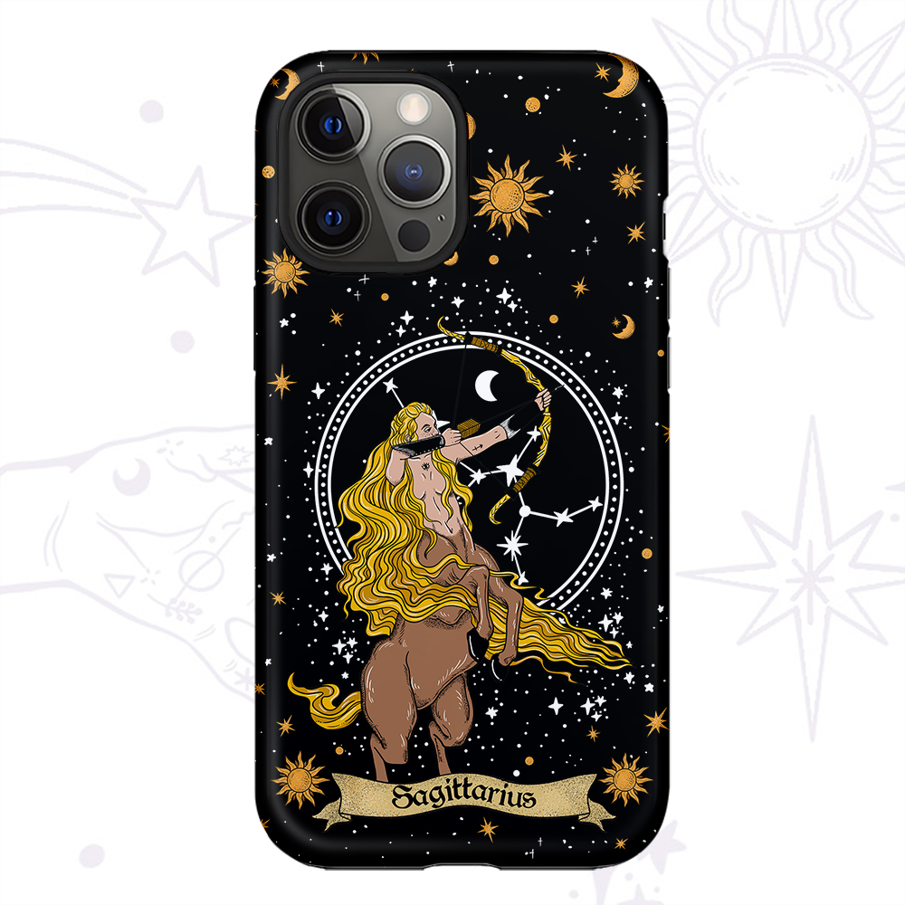 Purplehecate Sagittarius Zodiac Phone Case