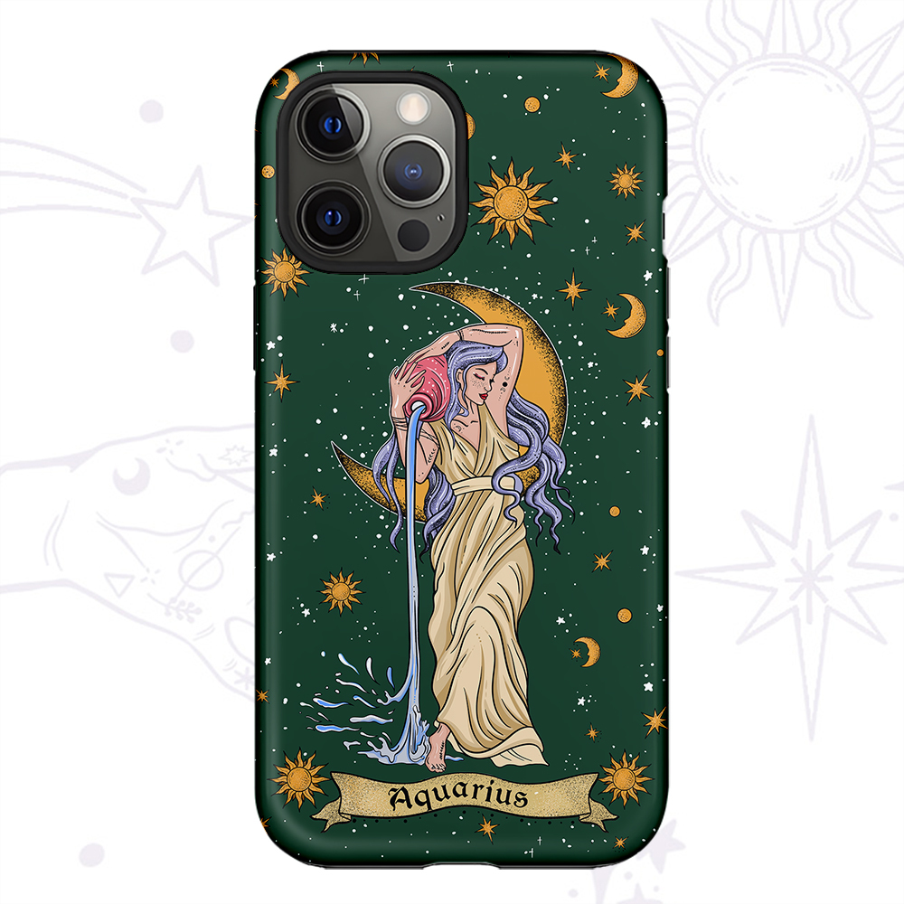 Purplehecate Aquarius Zodiac Phone Case