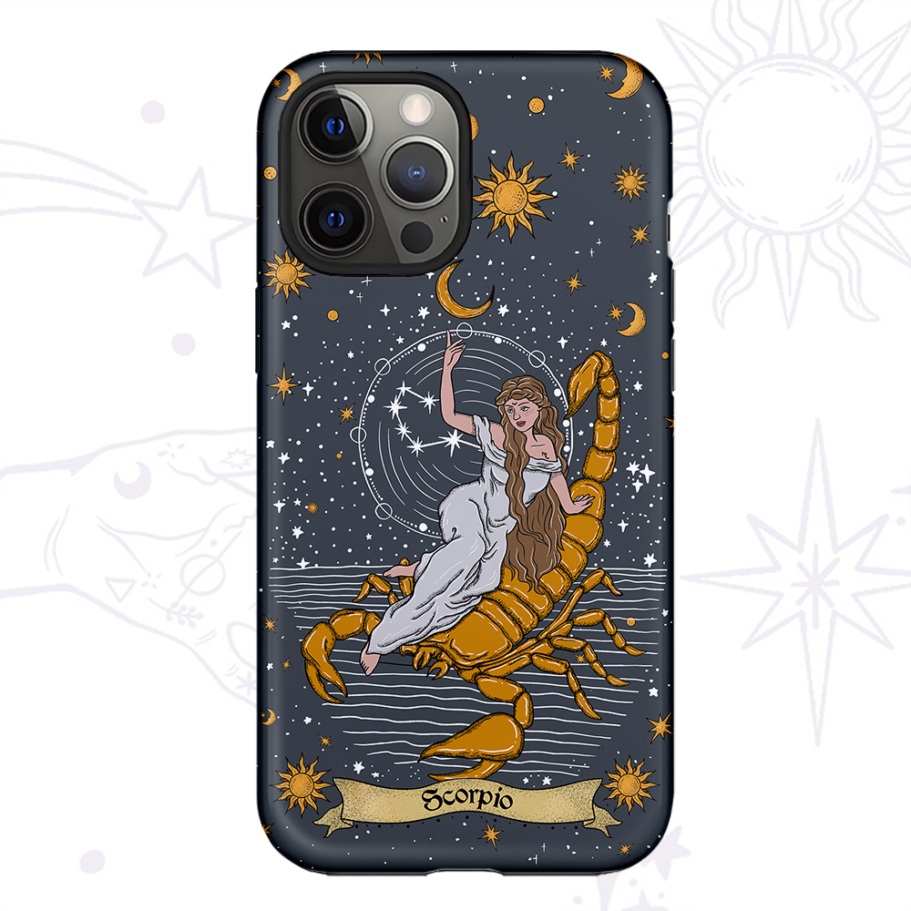 Purplehecate Scorpio Zodiac Phone Case