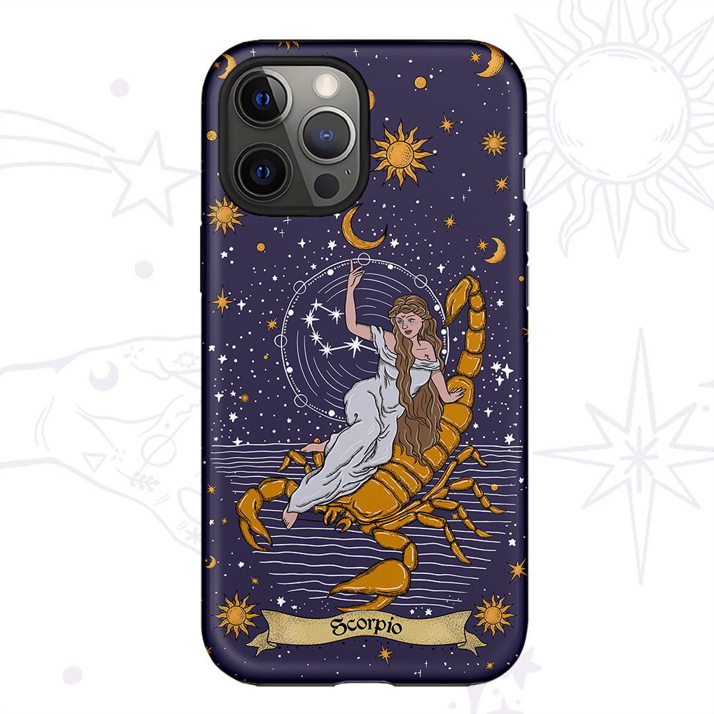 Purplehecate Scorpio Zodiac Phone Case