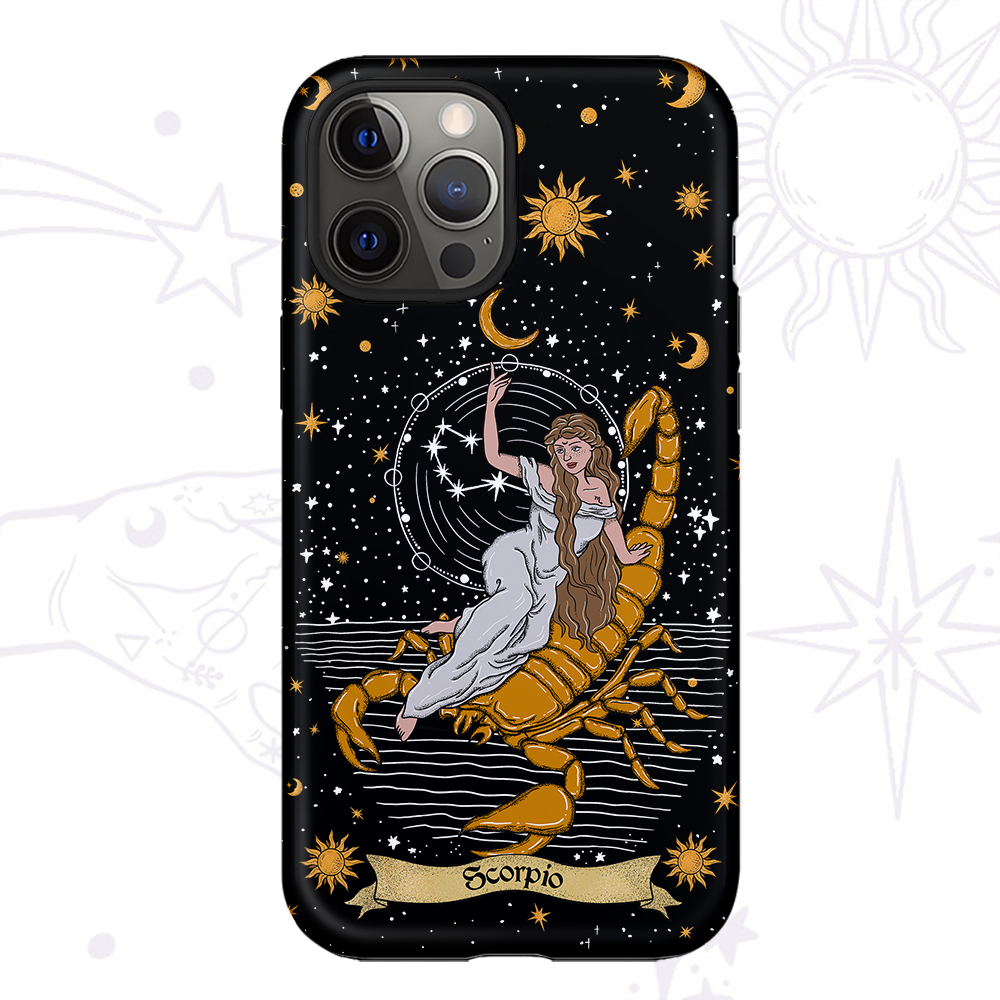 Purplehecate Scorpio Zodiac Phone Case