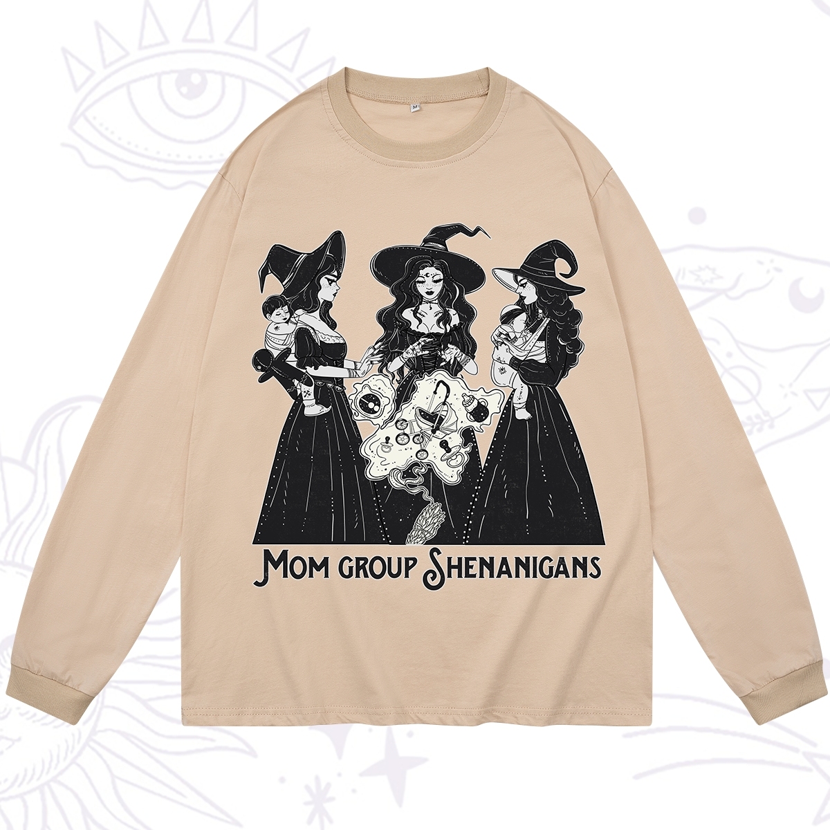 Purplehecate Mom Group Shenanigans Long Sleeve T-Shirt