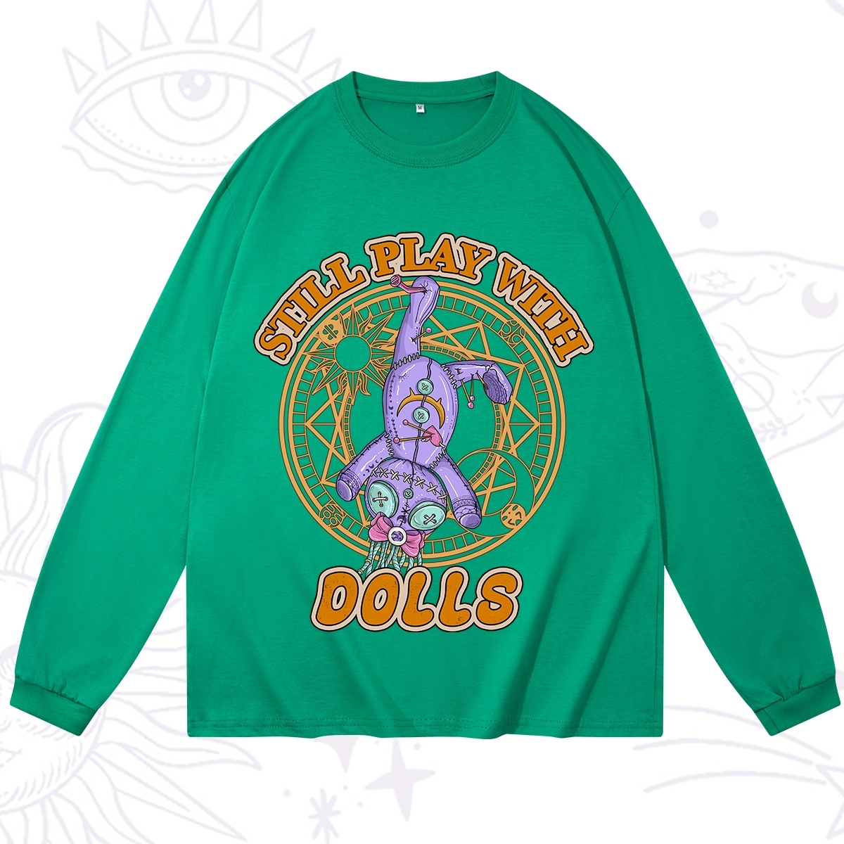Purplehecate Still Plays With Dolls Long Sleeve T-Shirt