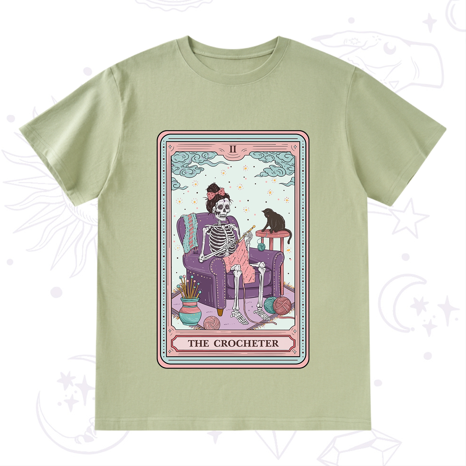 Purplehecate The Crocheter Tarot T-Shirt