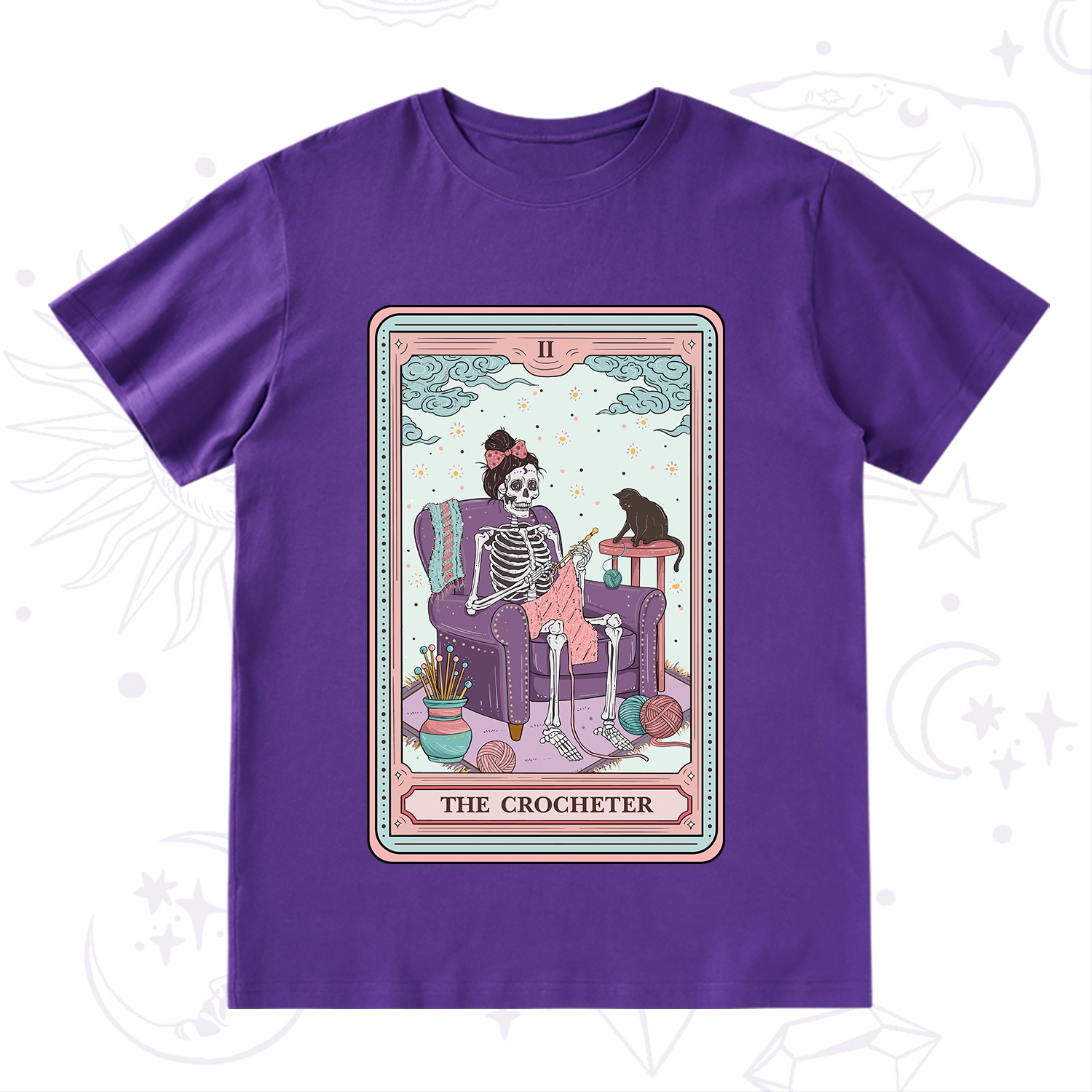 Purplehecate The Crocheter Tarot T-Shirt
