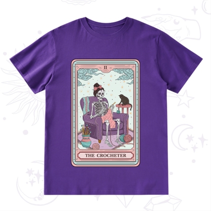 Purplehecate The Crocheter Tarot T-Shirt