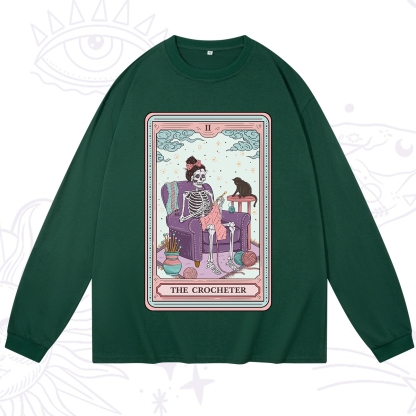 Purplehecate The Crocheter Tarot Long Sleeve T-Shirt