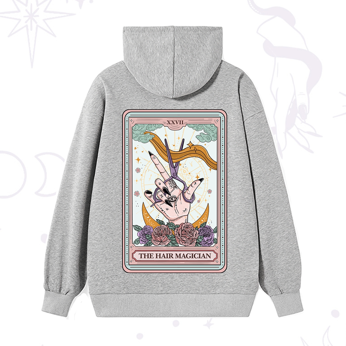 Purplehecate The Hair Magician Tarot Hoodie