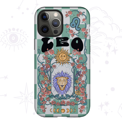 Purplehecate Leo Spirit Zodiac Collage Phone Case