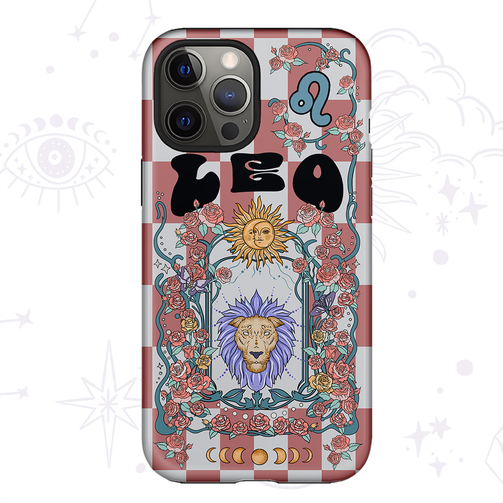 Purplehecate Leo Spirit Zodiac Collage Phone Case