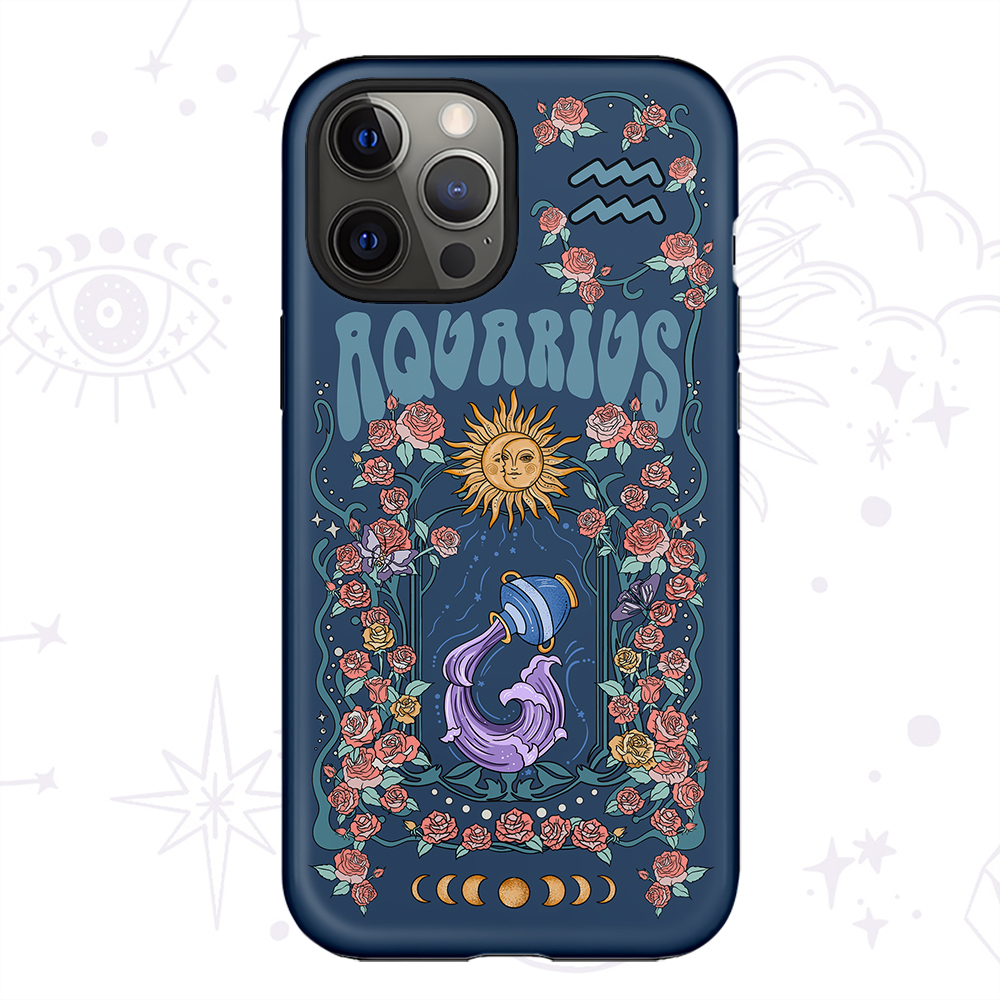 Purplehecate Aquarius Spirit Zodiac Phone Case
