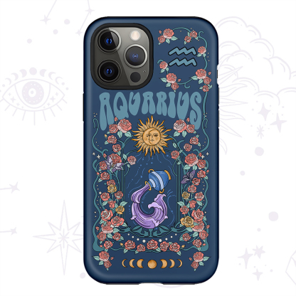 Purplehecate Aquarius Spirit Zodiac Phone Case