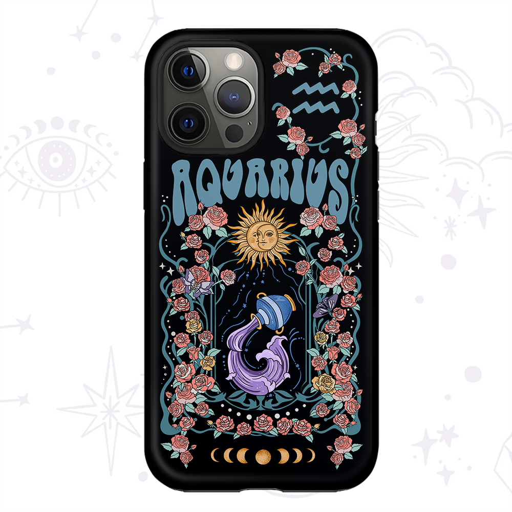 Purplehecate Aquarius Spirit Zodiac Phone Case