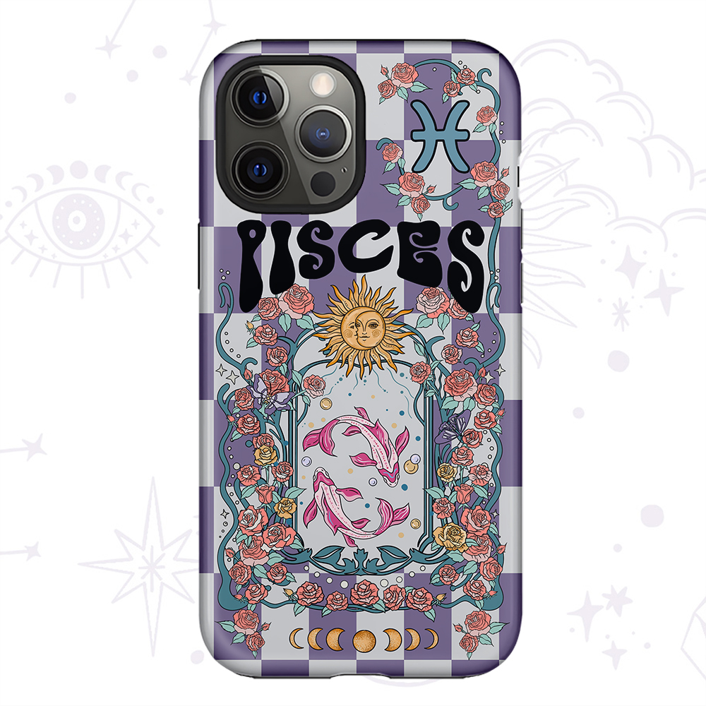 Purplehecate Pisces Spirit Zodiac Collage Phone Case