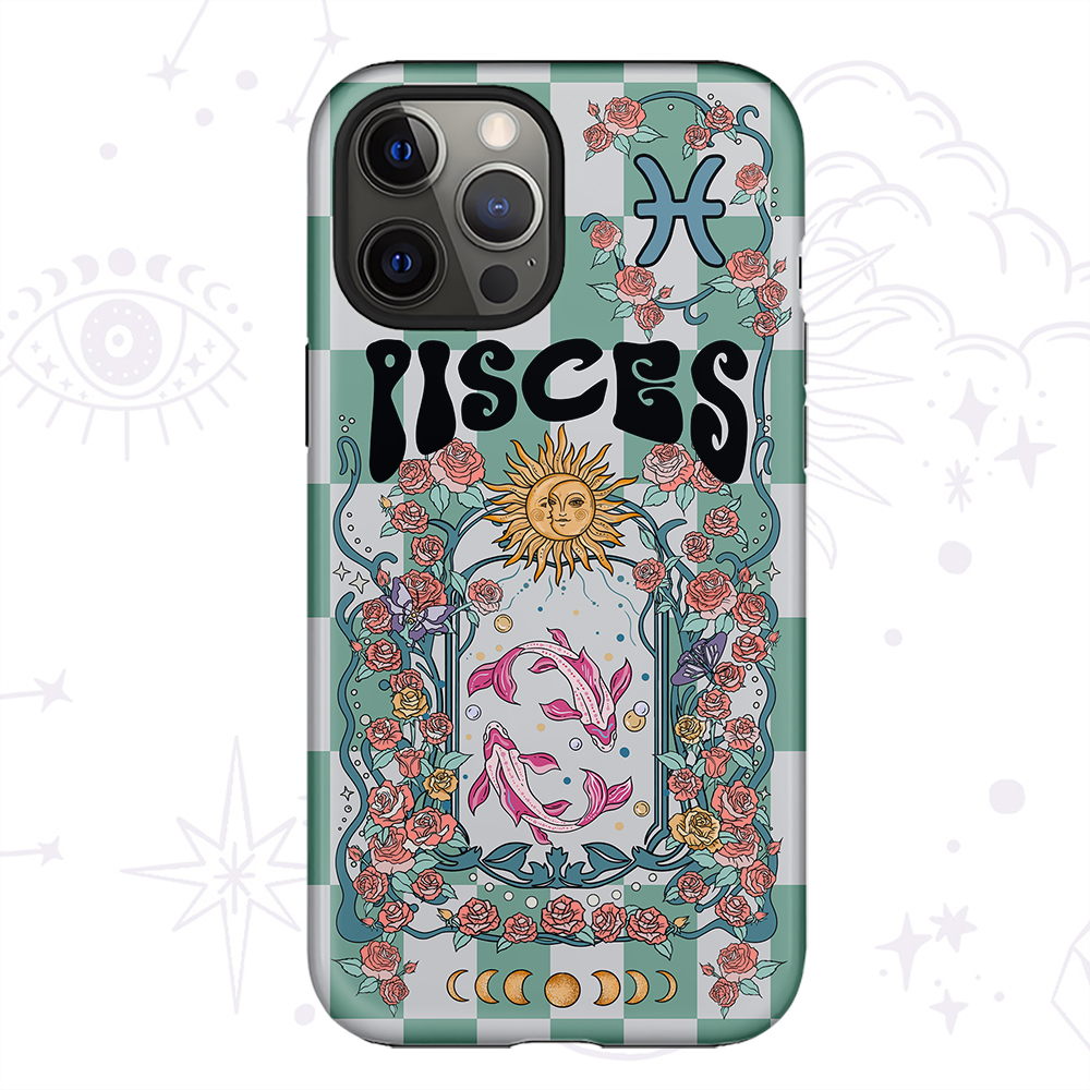 Purplehecate Pisces Spirit Zodiac Collage Phone Case