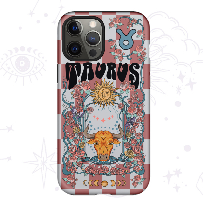 Purplehecate Taurus Spirit Zodiac Collage Phone Case