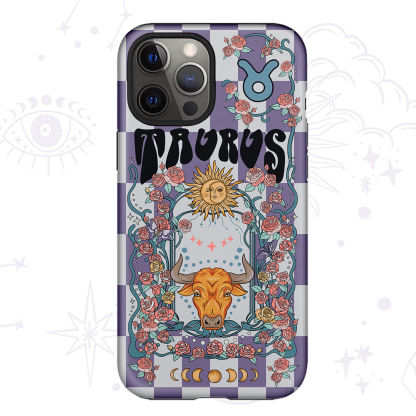 Purplehecate Taurus Spirit Zodiac Collage Phone Case