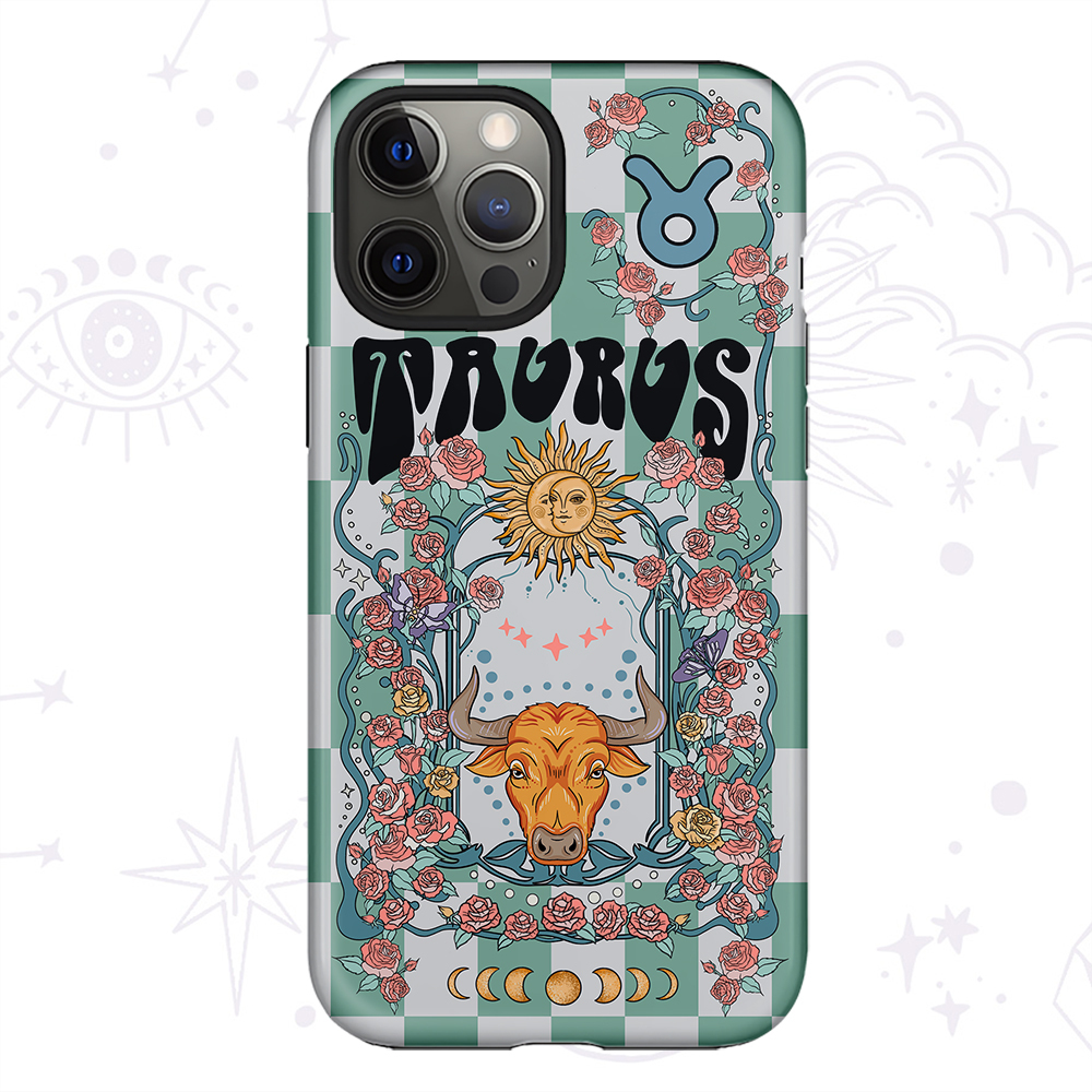 Purplehecate Taurus Spirit Zodiac Collage Phone Case