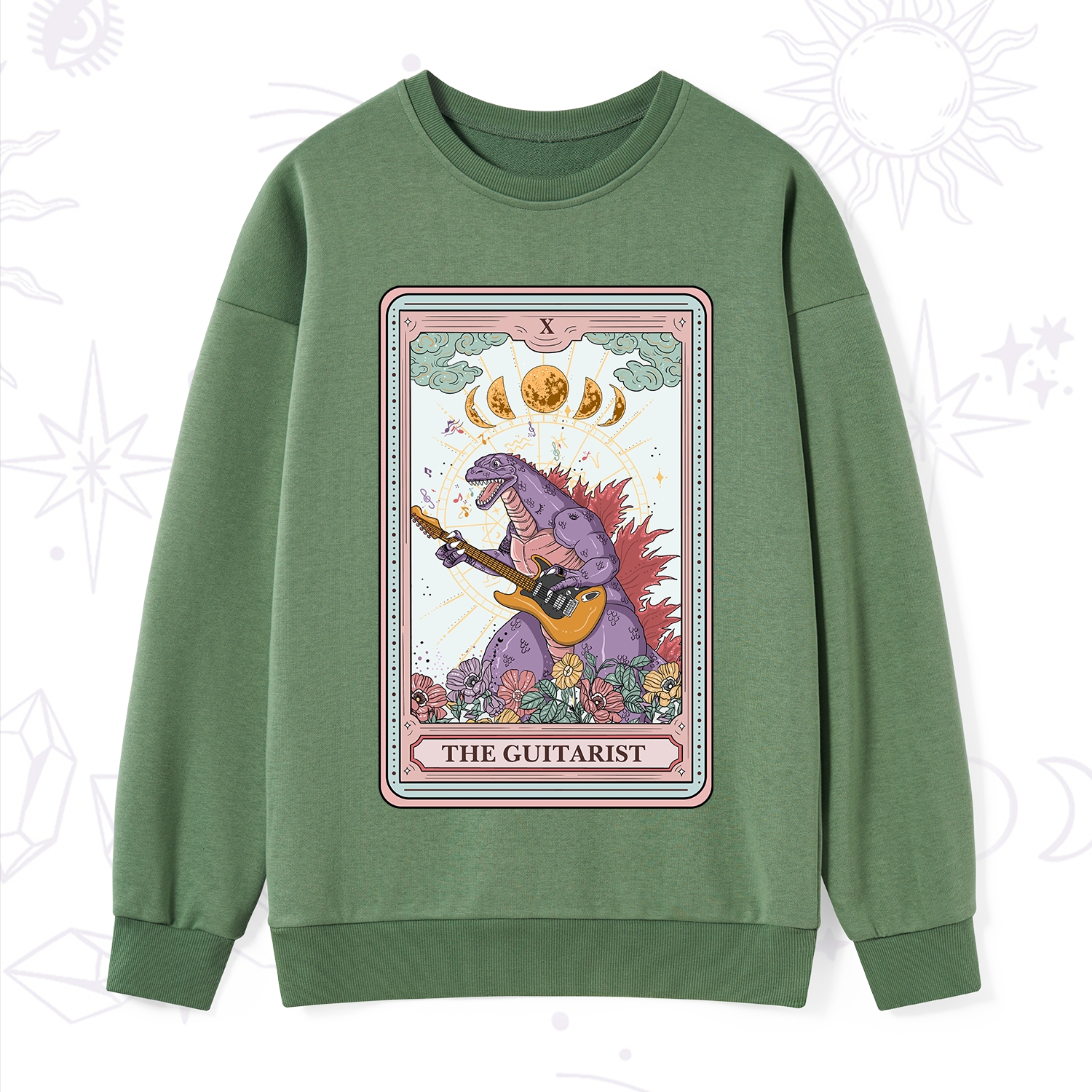 Purplehecate The Guitarist Tarot Sweatshirt